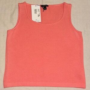 ST. JOHN top, pristine, size M, color watermelon